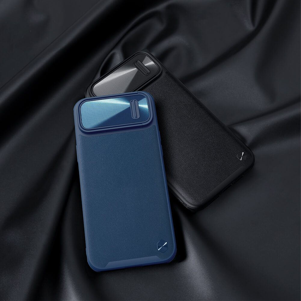 Чехол-крышка NILLKIN для Apple iPhone 14 6.1 (2022), Apple iPhone 13 (серия CamShield Leather S Magnetic)